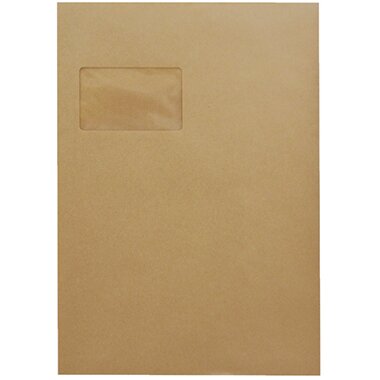 Soennecken Versandtasche 2067 C4 mF sk natronbraun 25 St./Pack. - Restposten